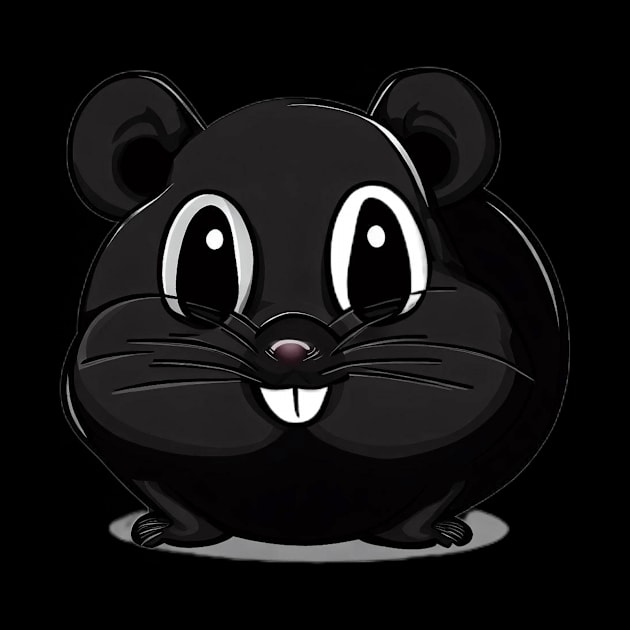 Black hamster by FORIS