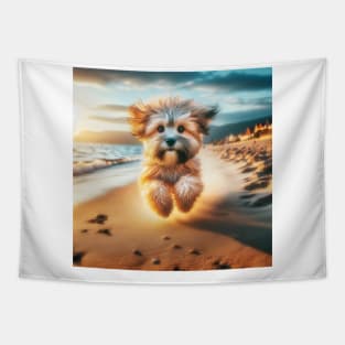 Yorkie Unleashed Tapestry