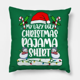 Family Lazy Pajamas 2021 Santa Ugly PJs Men Women Funny Pillow