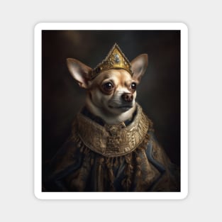 Chihuahua - Medieval Royality Magnet