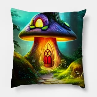 Enchanting Home for Sale (6) - Magic Mushroom House Pillow