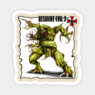 Resident evil 3 Brain Sucker monster Magnet