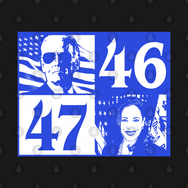 Joe Biden 46 | Kamala Harris 47 by TextTees