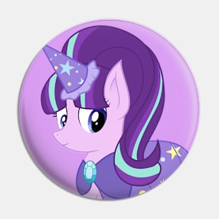 Starlight wearing Trixie's cape and hat Pin