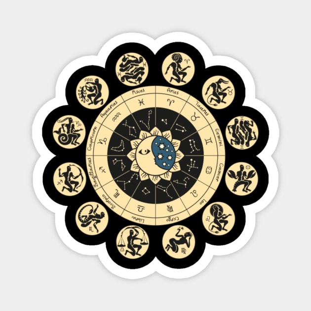 Astrology Sign Design Magnet by Surta Comigo