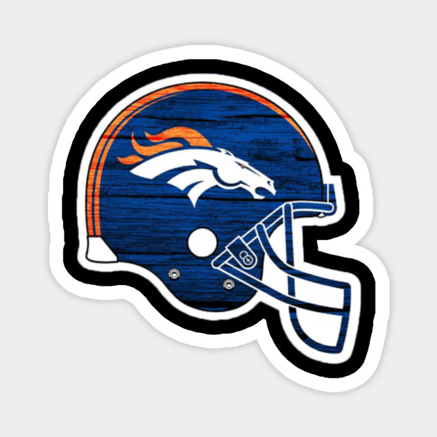 Denver Broncos Logo Fan Art Denver Broncos Magnet Teepublic