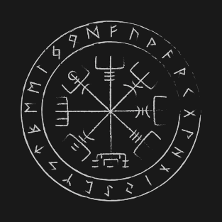 Viking Compass Viking Compass Runes Medieval T-Shirt