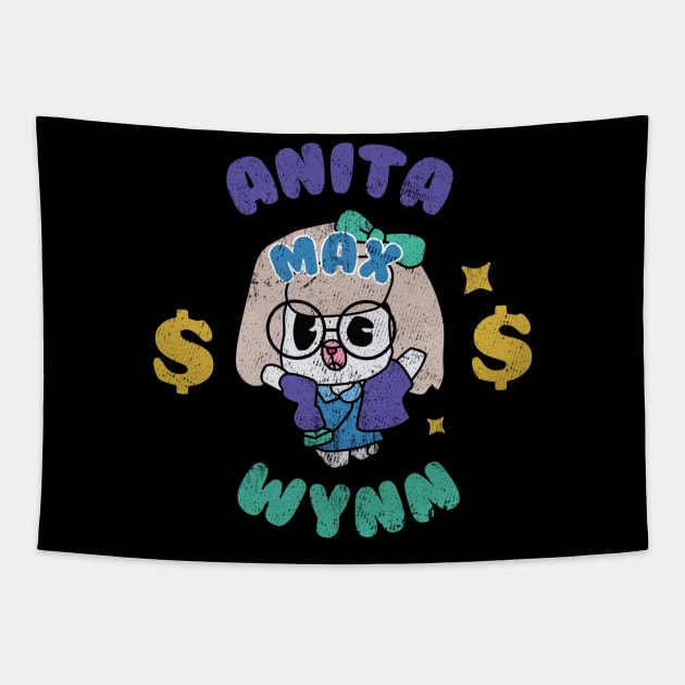 Anita Max Wynn Meme retor Tapestry by LEMESGAKPROVE