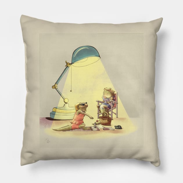 Summer Time Pillow by Benita Alonso