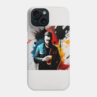 Man with a pint Phone Case