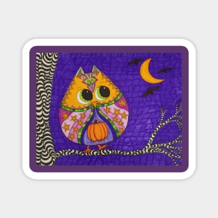 Halloween owl Magnet