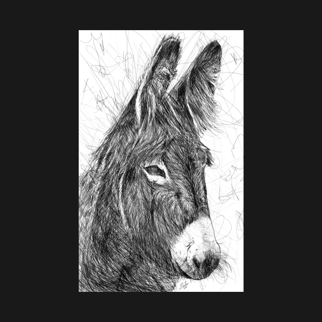 DONKEY pencil portrait .3 by lautir