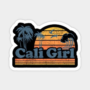 Cali Girl California Beach Summer Vacation Magnet