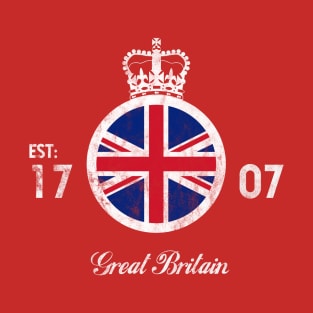Great Britain - Established 1707 - Colour T-Shirt
