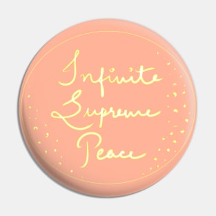 Infinite Peace Pin