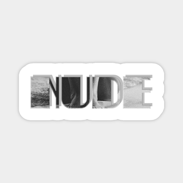 NUDE Magnet by afternoontees