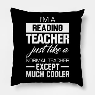 Reading Teacher Pillow