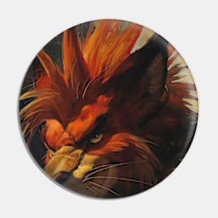 FF7 Rebirth Red XIII Pin