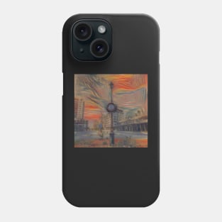 Old Clock Tower of Homs - Munch Phone Case