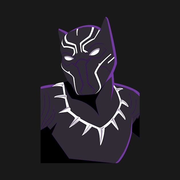 Black Panther Simplistic by musashden