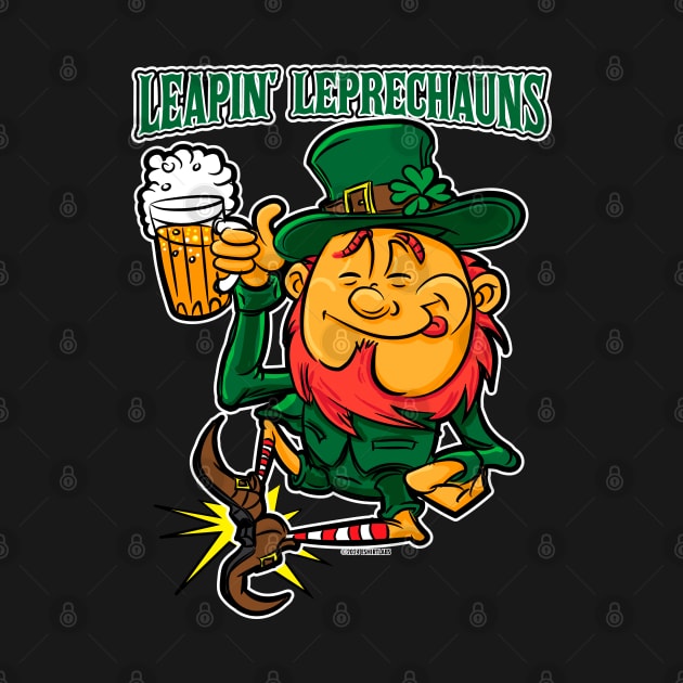Leapin' Leprechauns by eShirtLabs