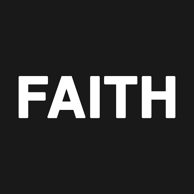 FAITH Typography by Holy Bible Verses