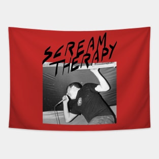 Scream Therapy Podcast Screamer block design Tapestry