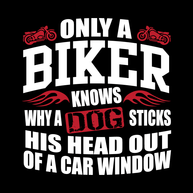 Biker sticks head out of window by nektarinchen