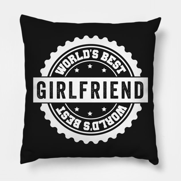 Worlds Best Girlfriend Pillow by Kyandii