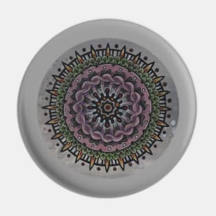 Cell Growth Mandala T-shirt Pin