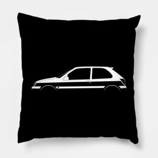 Ford Fiesta Zetec S Mk IV Silhouette Pillow