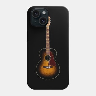 John Fahey Bacon & Day Sunburst Acoustic Guitar Phone Case