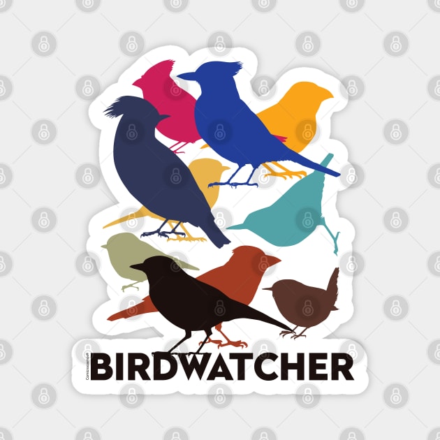 Birdwatcher Magnet by kataszep