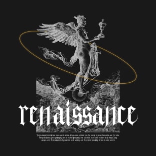 Vintage Renaissance Angel | Vintage | Renaissance | Quote | Inverted T-Shirt