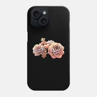 Suculentas Echeveria rose Phone Case