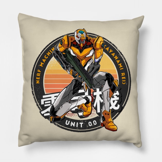 Eva Unit 00 Pillow by kimikodesign