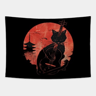 Kawaii Cat Carousel Tapestry