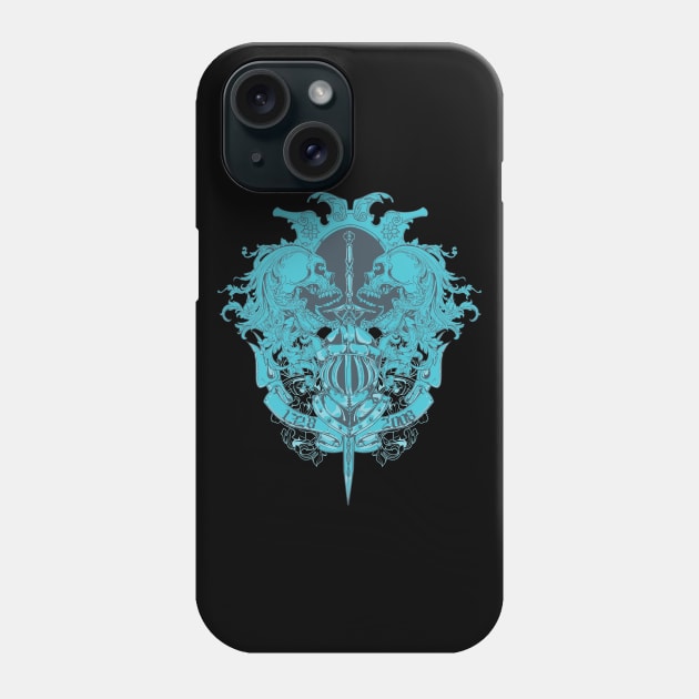 Skulls & Swords Phone Case by T-Culture