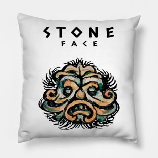 Classic Sculpture Face Stone Head Pillow