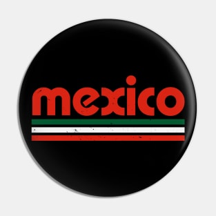 Retro Mexico Football // Vintage Grunge Proud Mexican Pin