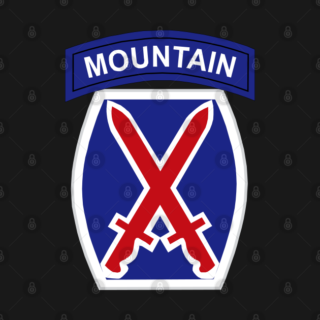 Disover 10th Mountain Division wo Txt - 10th Mountain Division - T-Shirt