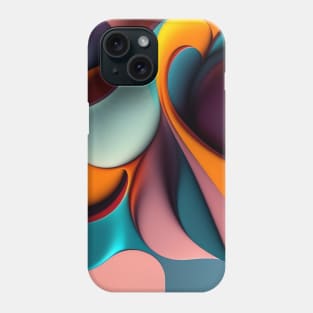 Abstract Wave 3D Phone Case
