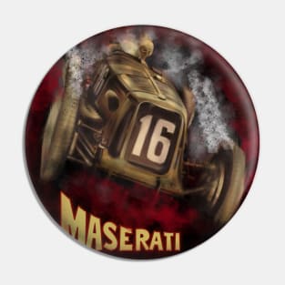 Legendary Maserati Racers Pin