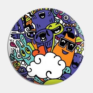 Cute and fun with various imaginary characters Pin