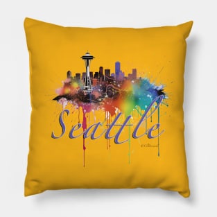 Seattle Washington Pillow