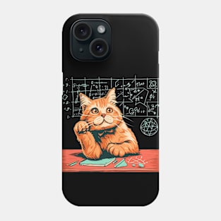 cat math Phone Case
