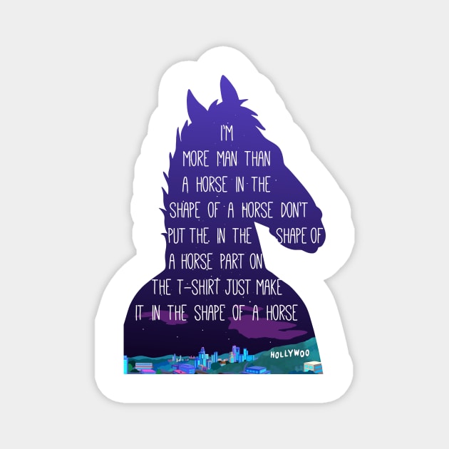 bojack horseman Magnet by ilovemubs