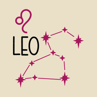 Astrology Star Sign, July August Birthday Gift, Zodiac Sign Leo, Horoscope Astrological T-Shirt