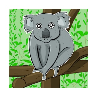 Cute Koala Resting in tree T-Shirt