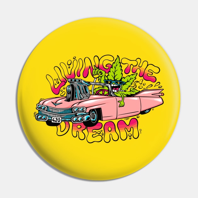 Living the Dream Pin by Joe Tamponi